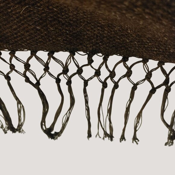 Swedish Hand-Loomed Gubba Weven Bound Weave Wall Hanging Textile Art Fringe - Picture 12 of 14